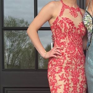 Sherri Hill prom dress; worn once; hemmed; missing few sequins